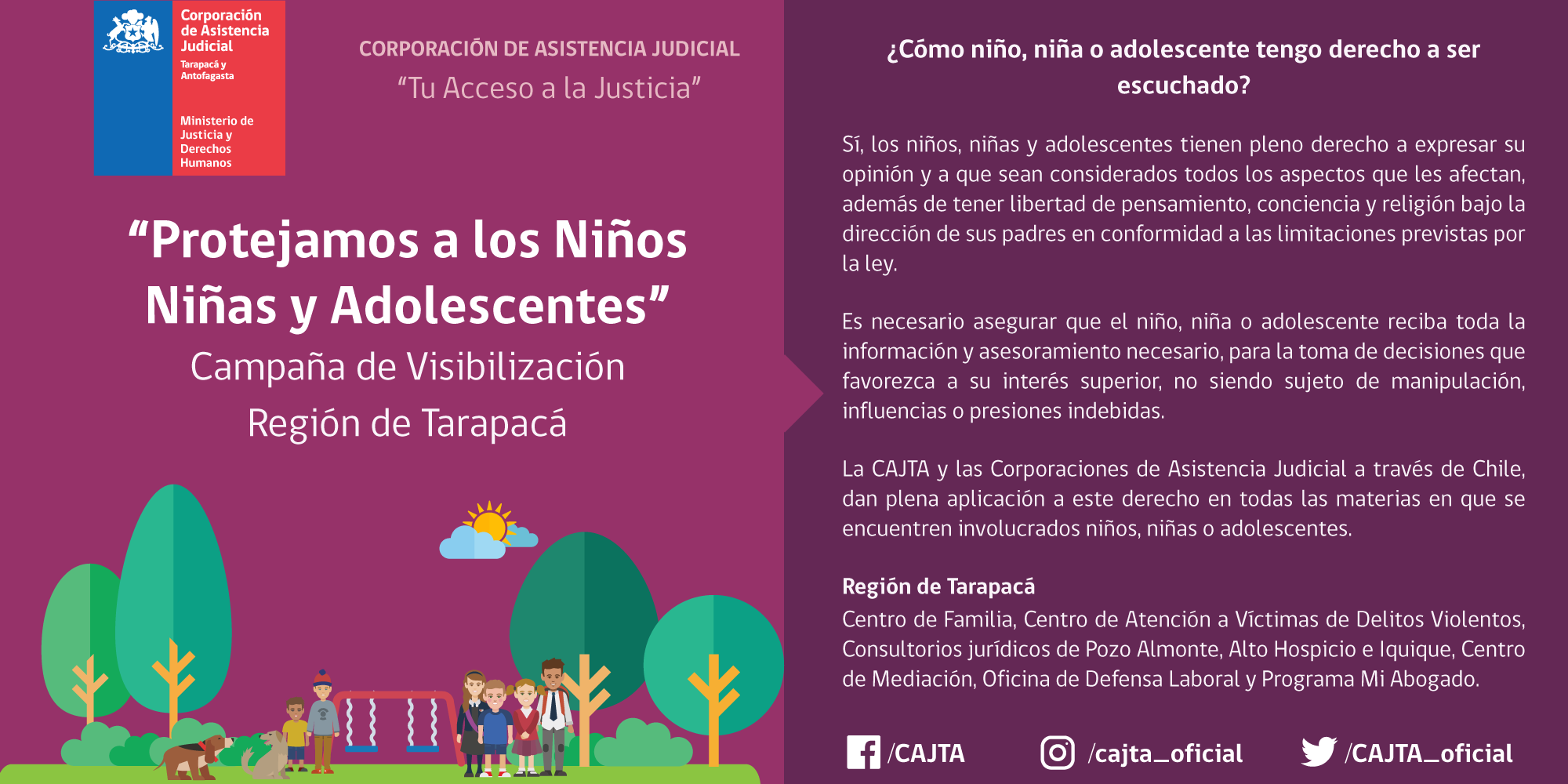 Campaña de Visibilización: Región de Tarapacá