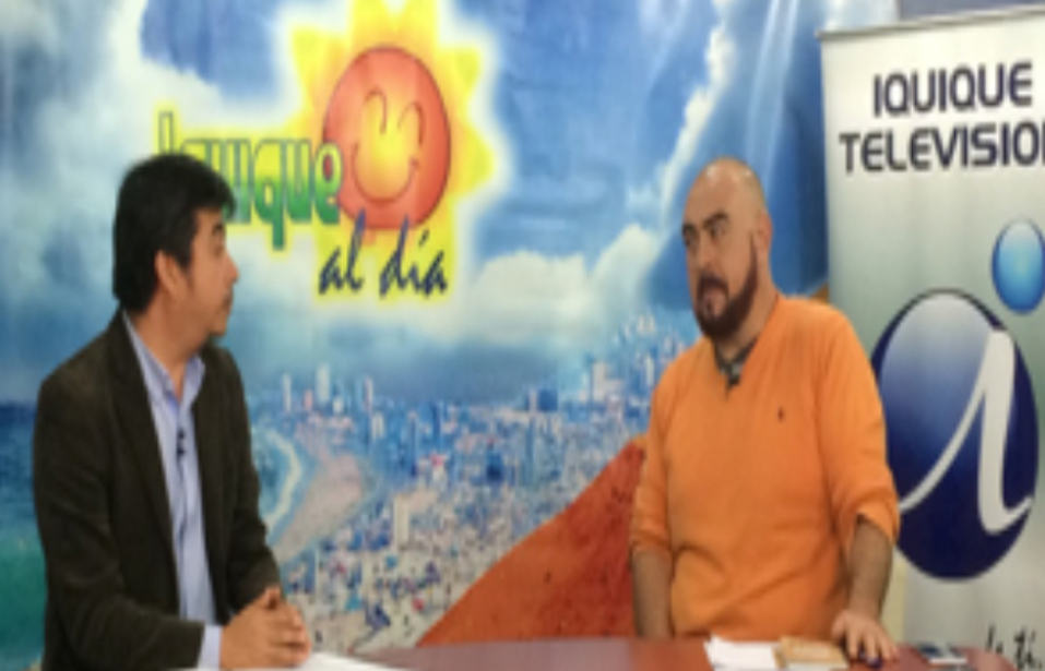 Dirección Regional de Tarapacá visita canal Iquique Televisión, en programa “Iquique al día”