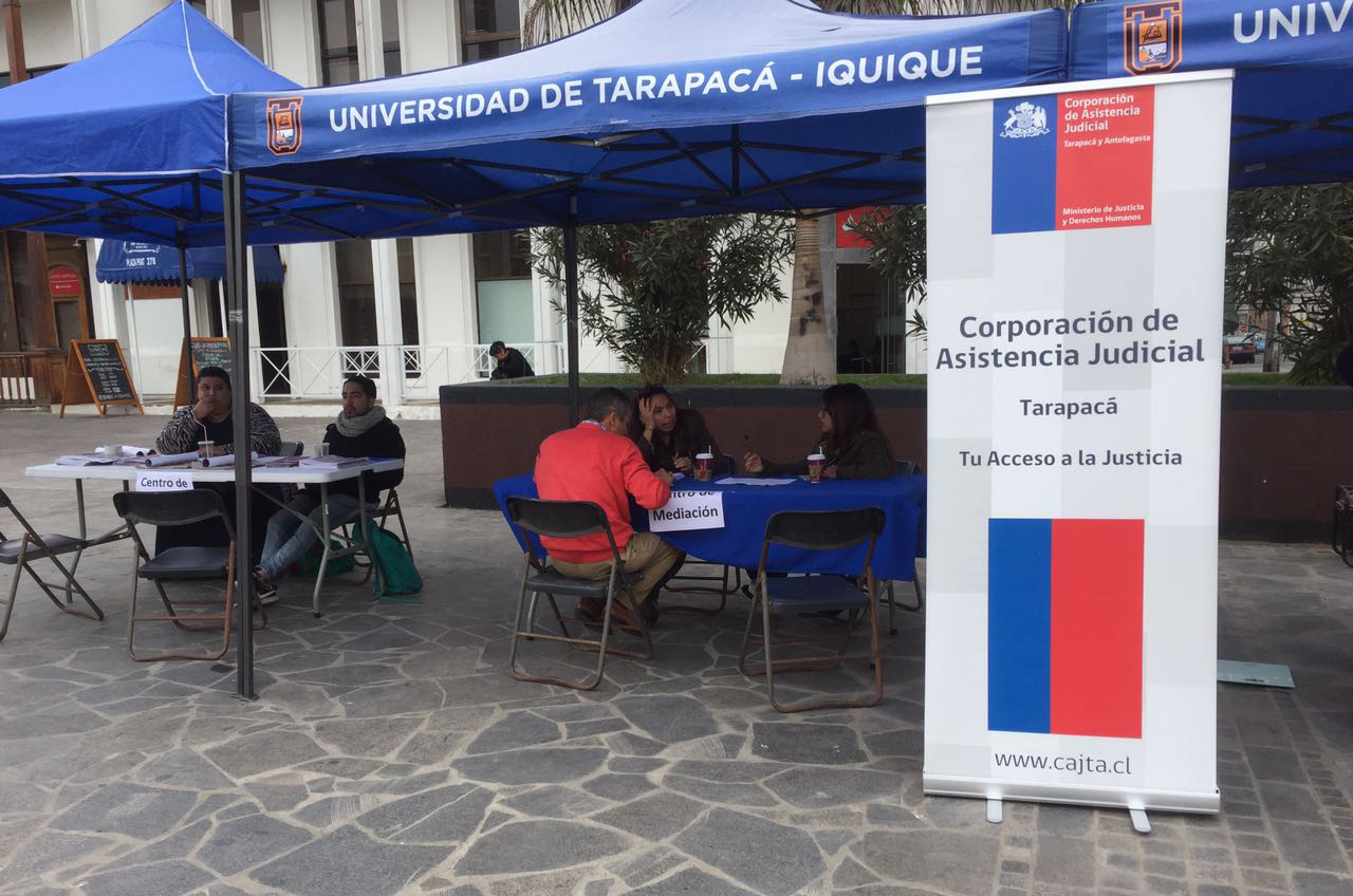 Centro de Mediación participa en Plaza Ciudadana organizada por la Universidad de Tarapacá