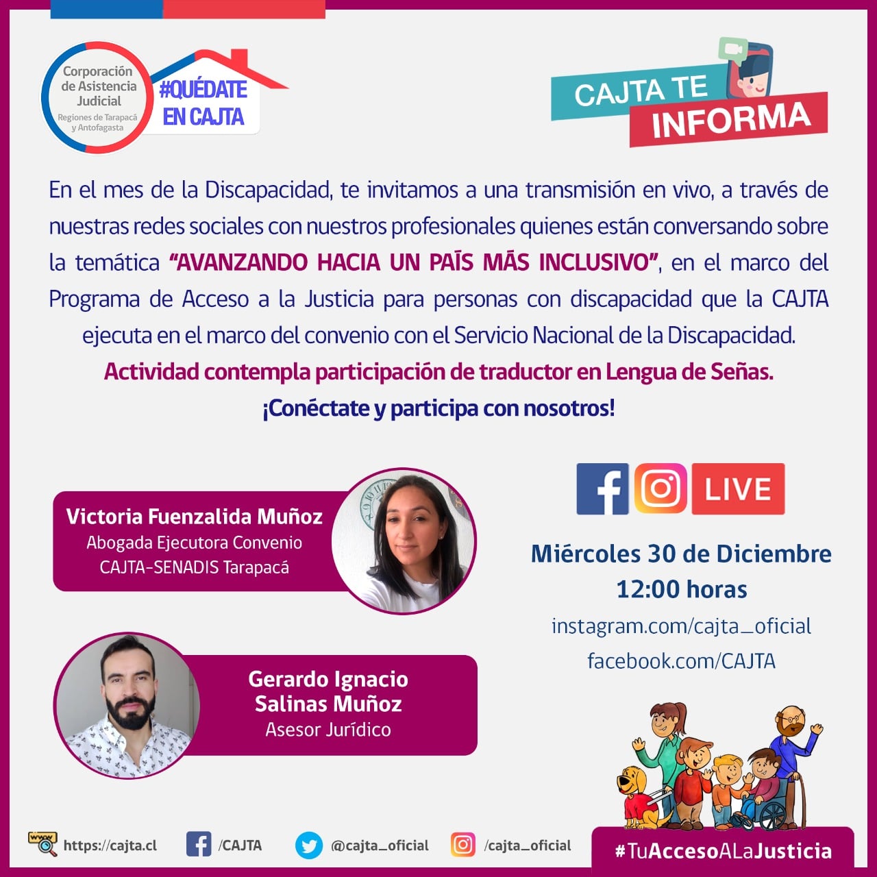 Invitación a Instagram Live