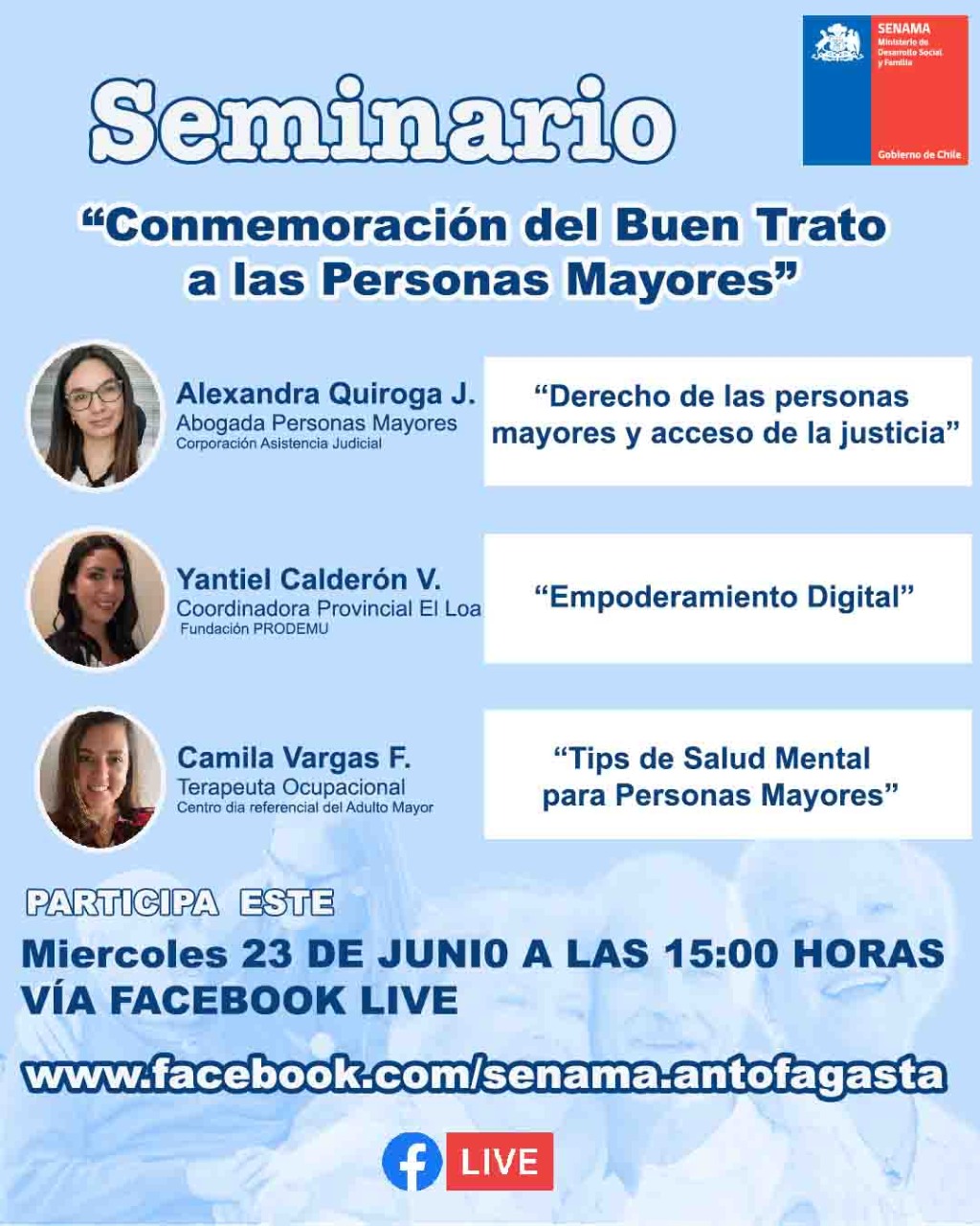 Seminario “Conmemoración del Buen trato a las Personas Mayores”