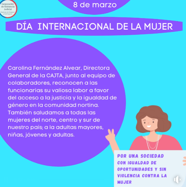 Un fraternal reconocimiento y saludo en este  8M