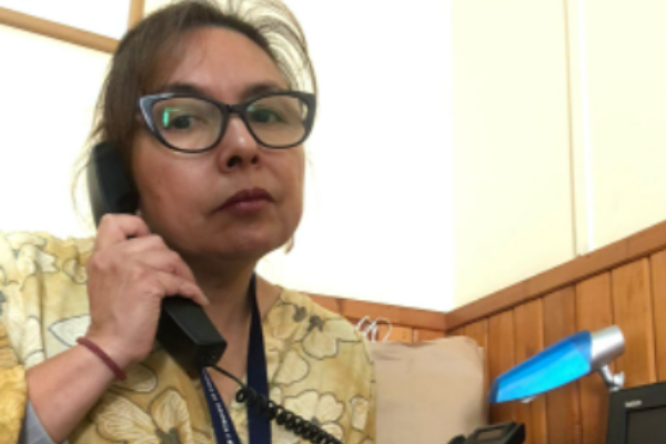 Coordinadora Centro de Mediación de Tarapacá en Radio Municipal de Iquique