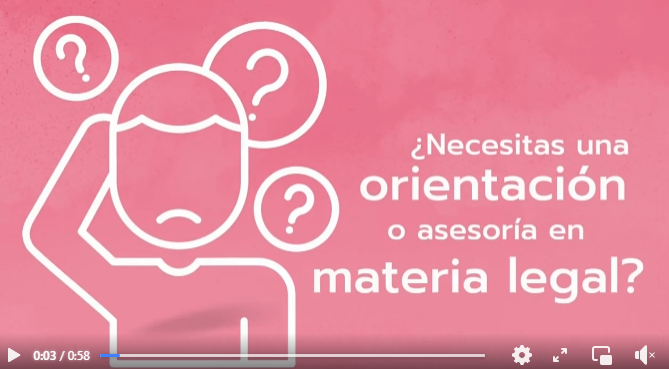 ¿Necesitas orientación o asesoría en un tema jurídico?  VER VIDEO