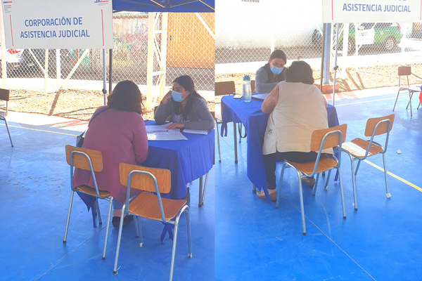Consultorio Jurídico de Calama participa en Gobierno en Terreno en Las Vegas de la ciudad