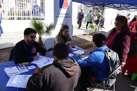CAJTA en Plaza Conmemorativa de la concientización y prevención de la trata de personas