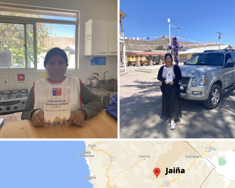 Consultorio Jurídico Móvil del Tamarugal en localidad de Jaiña