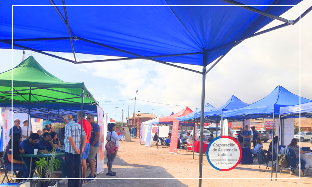 Centro de Familia Iquique participa en “Plaza ciudadana de Servicios” realizada en caleta Los Verdes