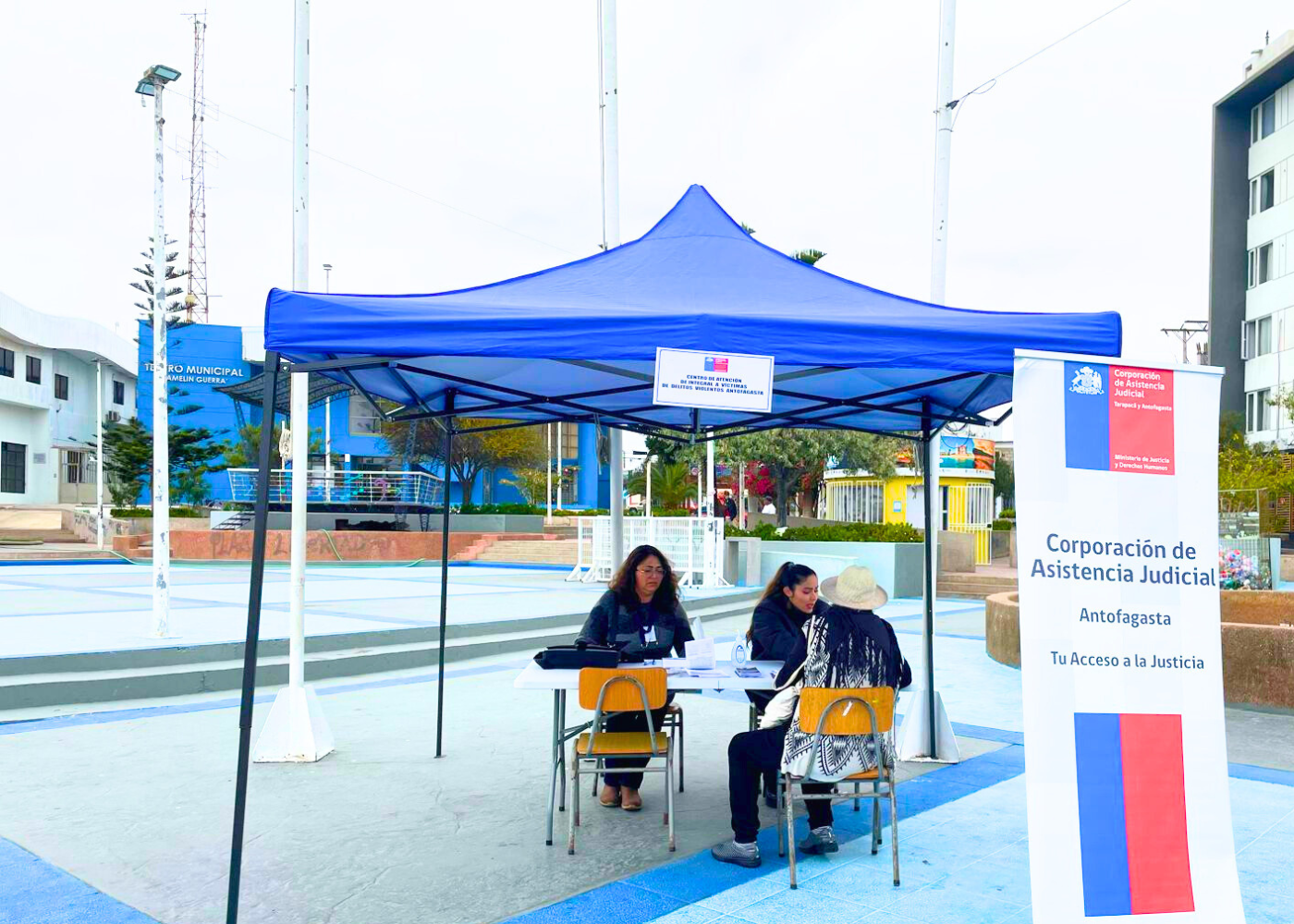 CAVI de Antofagasta, fue parte de la Plaza Ciudadana desarrollada en la localidad de Mejillones