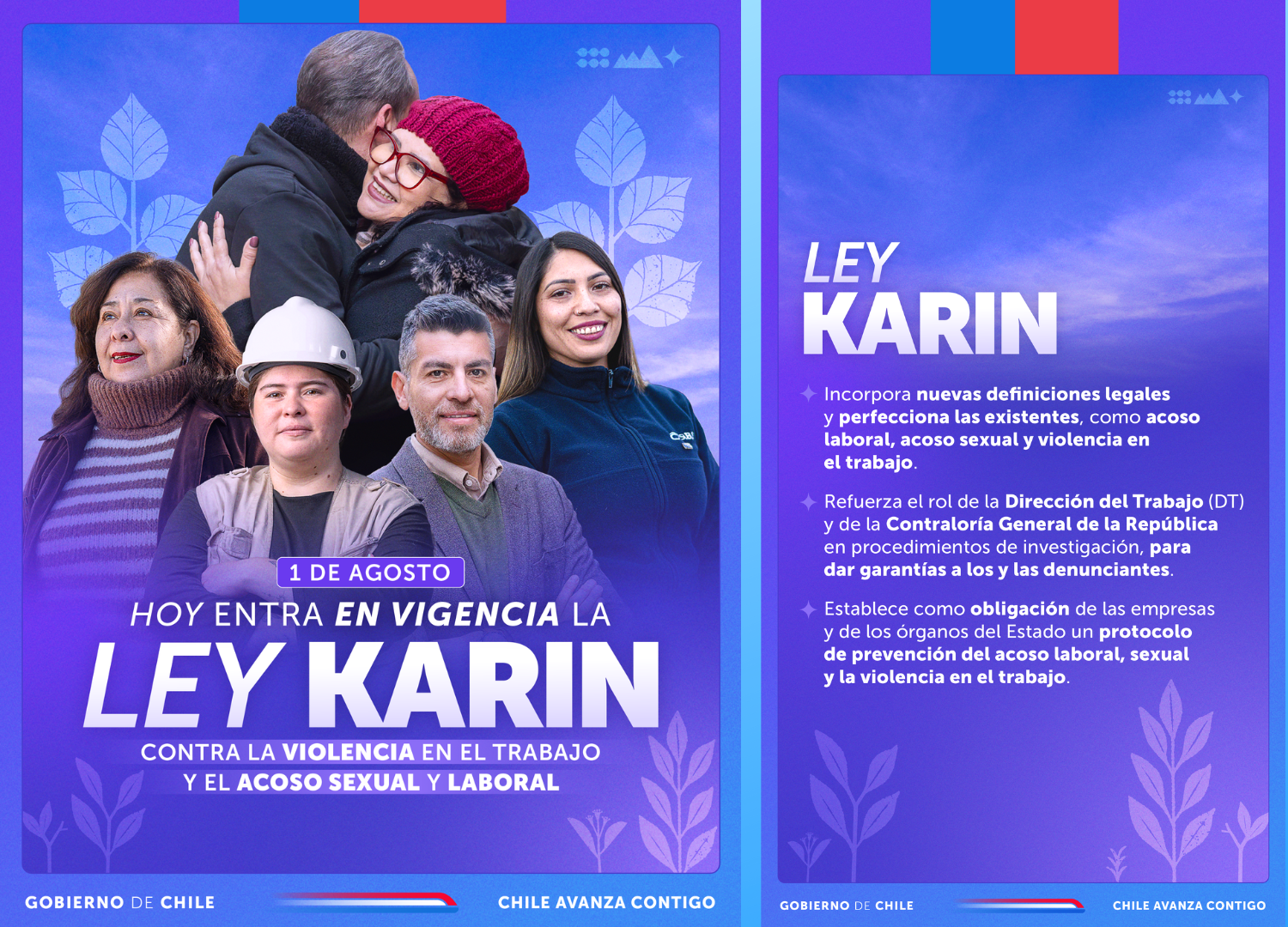 Hoy entra a regir la Ley Karin sobre acoso sexual y laboral y la violencia en el trabajo