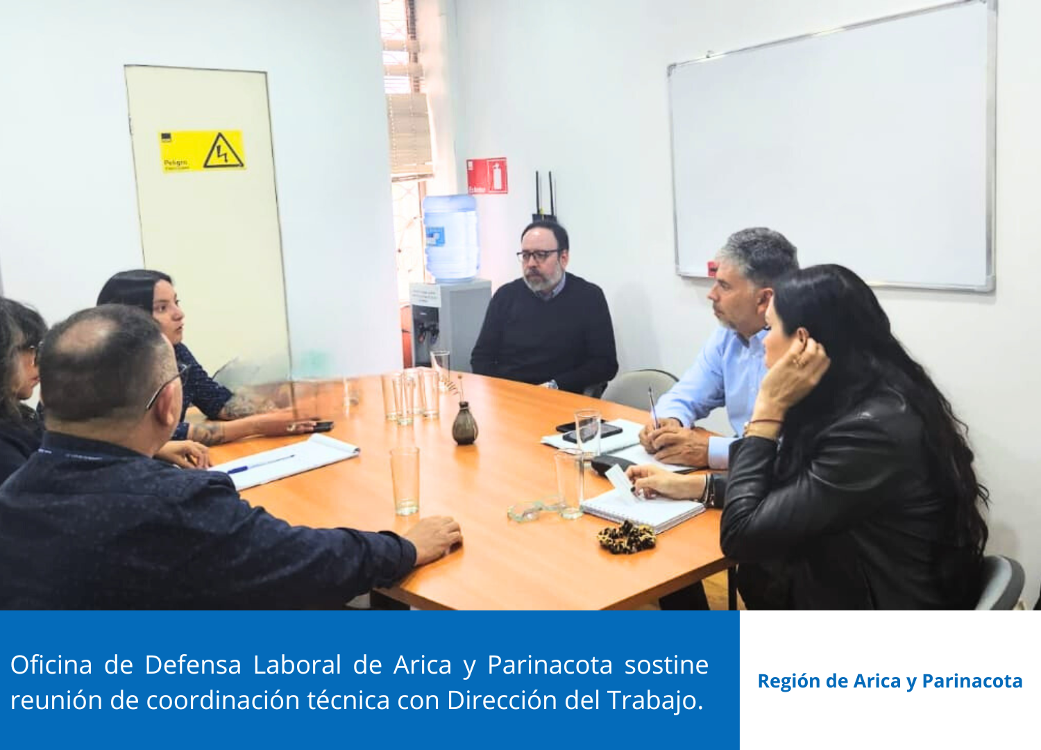 ODL de Arica y Parinacota sostuvo reunión de coordinación técnica con Dirección del Trabajo