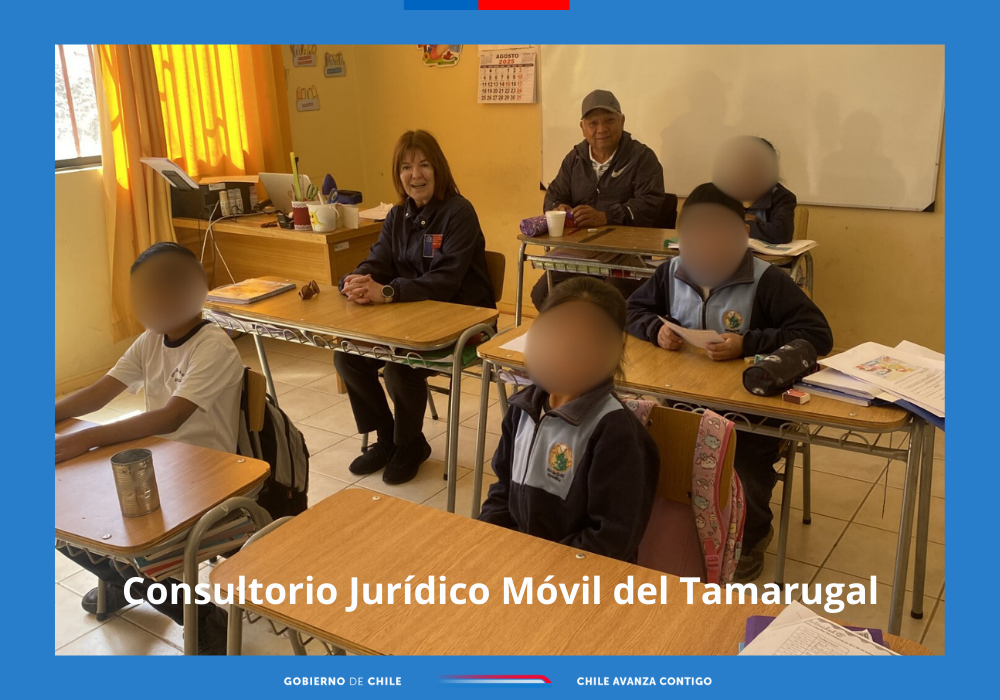 Consultorio Jurídico Móvil del Tamarugal realizó un taller en la Escuela Básica de Apamilca