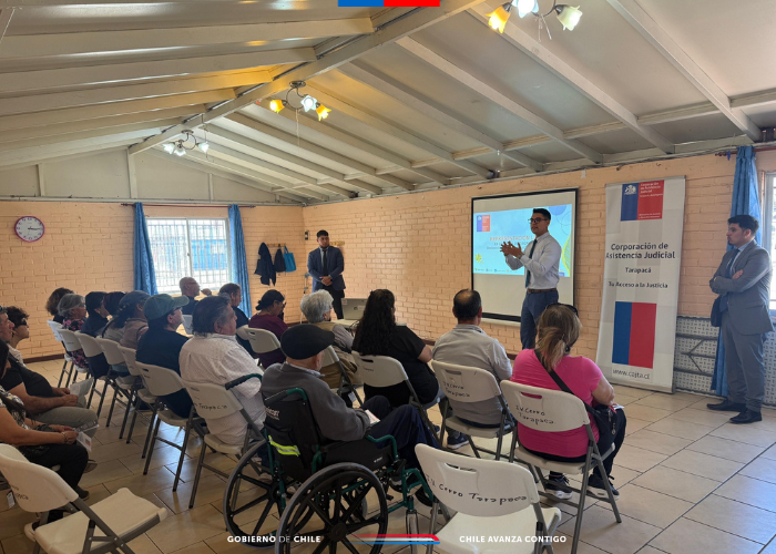Consultorio Jurídico Civil de Iquique realizó una jornada de capacitación, difusión y orientación