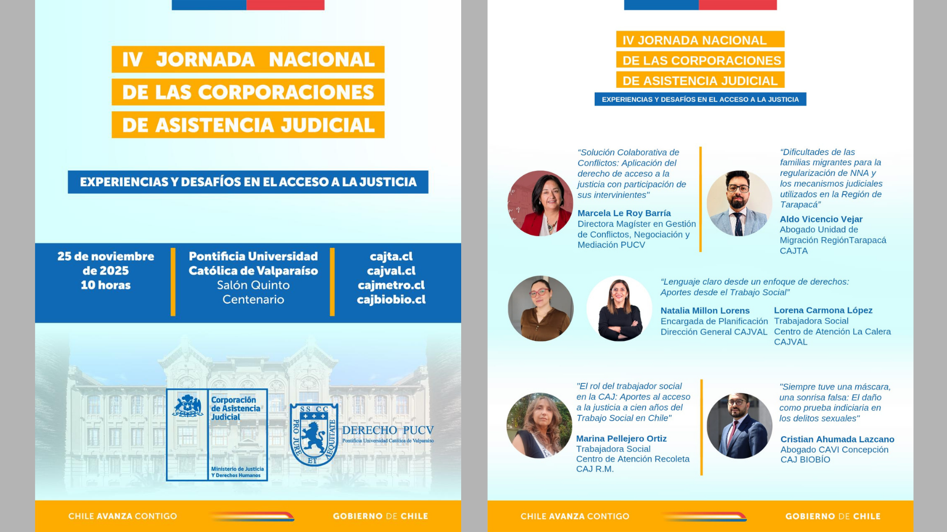 IV Jornada Nacional de las Corporaciones de Asistencia Judicial